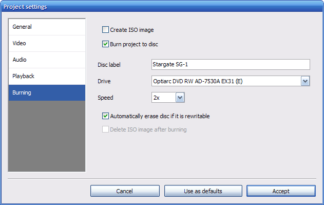 DVD Burning Process